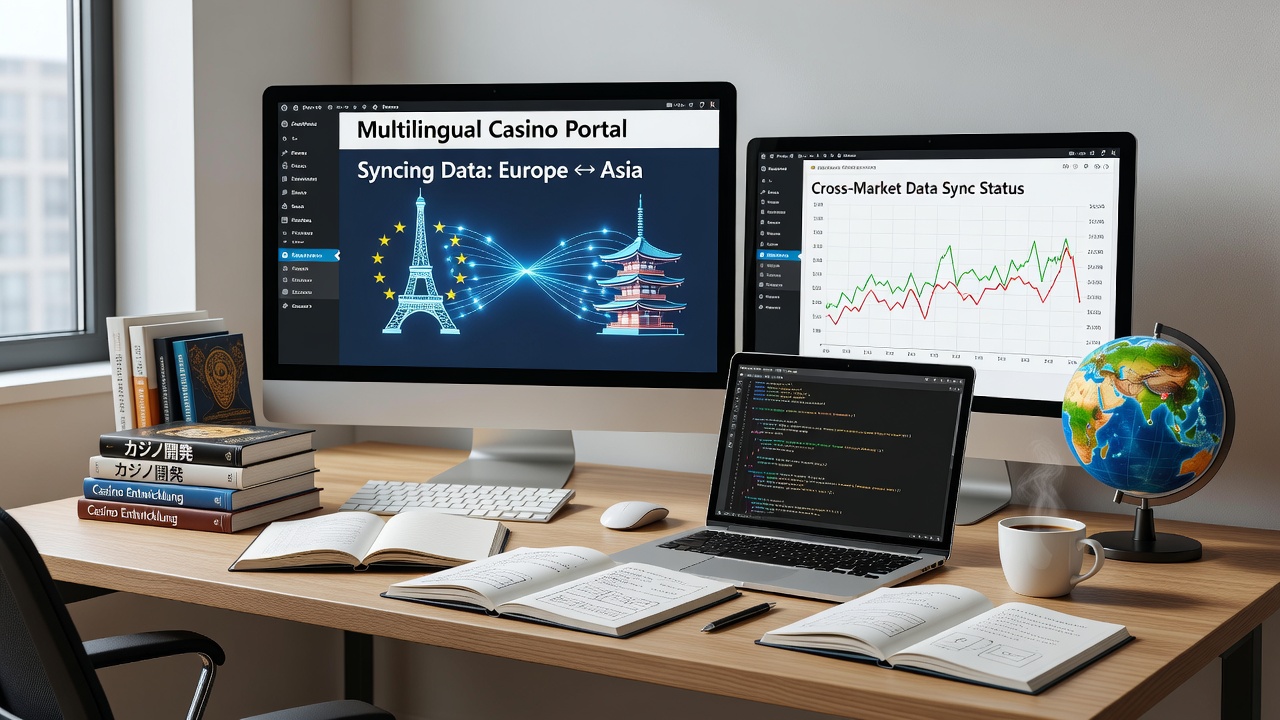 Meertalige Casino Portals Ontwikkelen op WordPress voor Gegevenssynchronisatie tussen Europese en Aziatische Markten